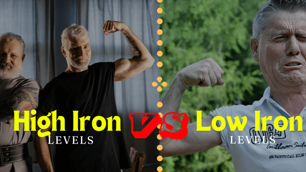 iron level and male performance, iron defeciency symptoms in men, low iron levels in men, top iron rich foods, how to improve iron levels, iron levels and male sexual health, iron vs testosterone, basic test for checking iron levels